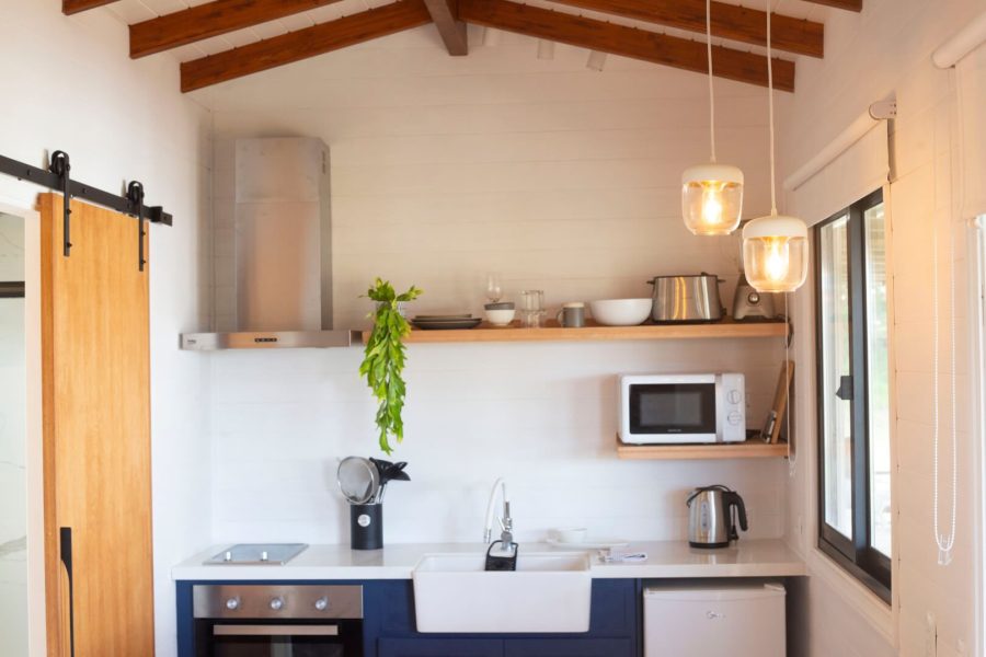 El Diablo y el Mar Tiny House para 2 huéspedes (con accesibilidad)